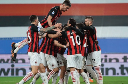 Calcio: L'AC Milan enchaîne les victoire