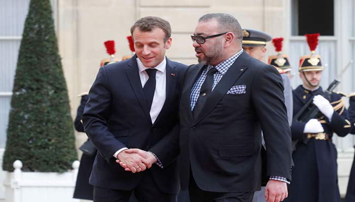 S.M le Roi souhaite prompt rétablissement au Président de la République française