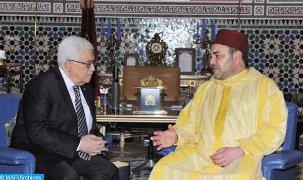 S.M le Roi réitère la position constante du Maroc en faveur de la cause palestinienne