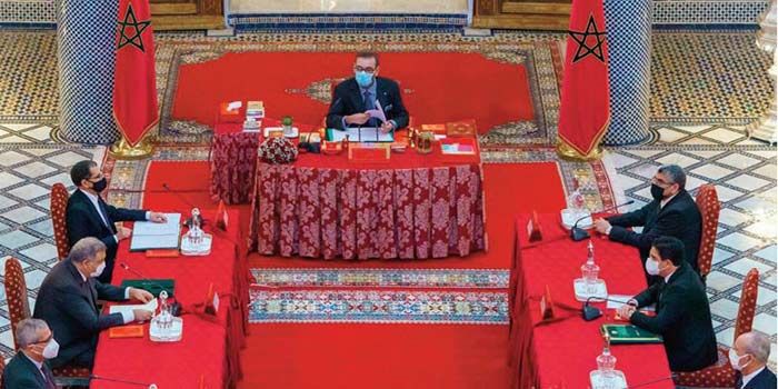 Sa Majesté le Roi Mohammed VI préside un Conseil des ministres