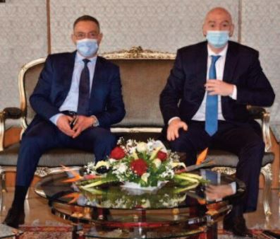 Le président de la FIFA exprime ses remerciements à S.M le Roi Le président de la FIFA exprime ses remerciements à S.M le Roi