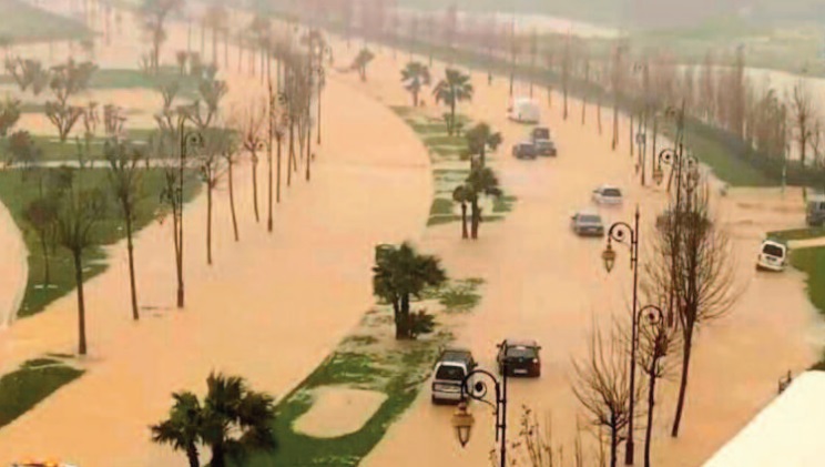 Tétouan sous l'eau