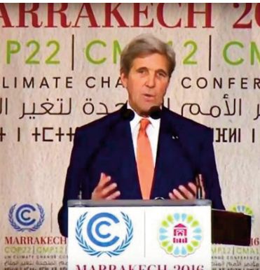 John Kerry salue l’ engagement Royal en faveur de la lutte contre le changement climatique