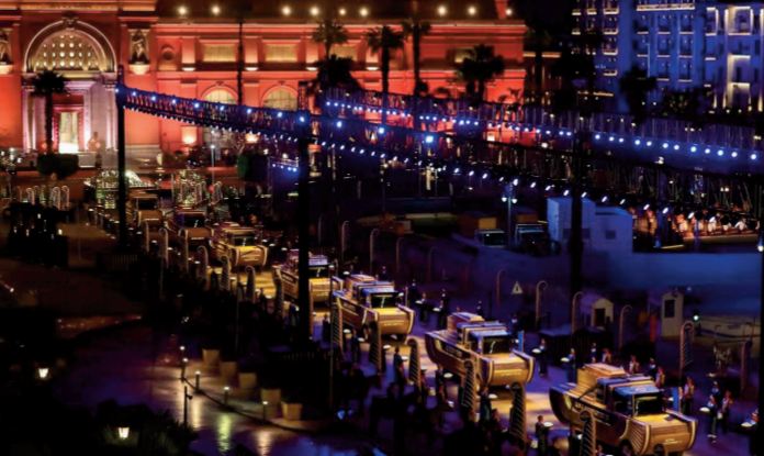 22 momies royales dans les rues du Caire
