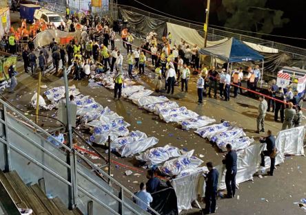 Au moins 44 morts lors d’ une bousculade à un pèlerinage au mont Méron
