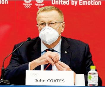 John Coates : Rien ne peut empêcher les JO d'avoir lieu comme prévu