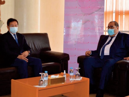Driss Lachguar se réunit avec Chakib Benmoussa et reçoit l’ambassadeur de la RP de Chine à Rabat