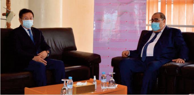 Le Premier secrétaire de l’USFP s ’ entretient avec l’ ambassadeur de la RP de Chine au Maroc