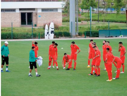 Houcine Ammouta : L'équipe nationale B fin prête pour la Coupe arabe des nations Houcine Ammouta : L'équipe nationale B fin prête pour la Coupe arabe des nations
