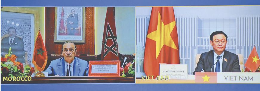 Habib El Malki et le président de l’Assemblée nationale du Vietnam saluent la coopération entre les deux pays