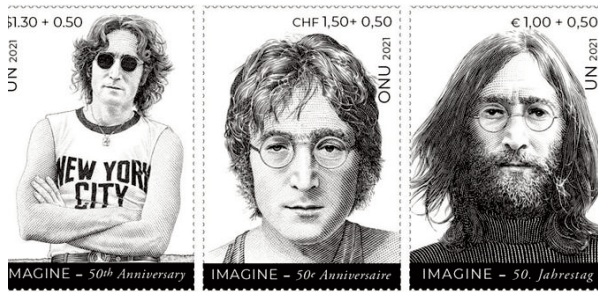 Des timbres à l’ effigie de John Lennon Des timbres à l’ effigie de John Lennon
