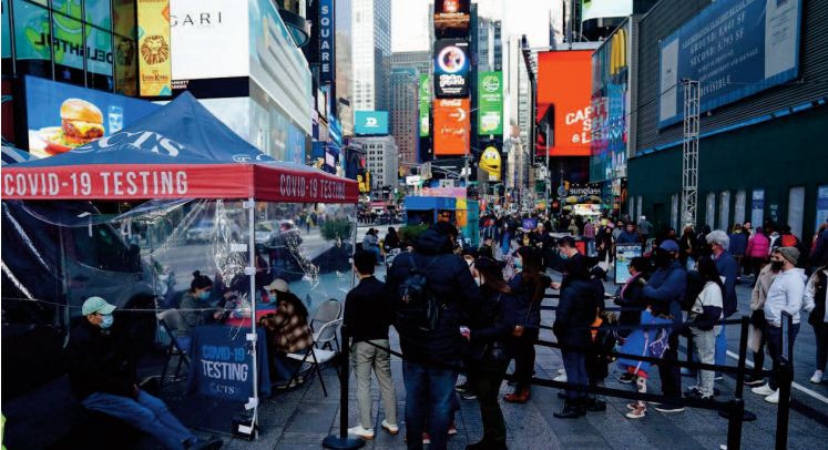 Avec Omicron, New York craint de revivre le cauchemar de 2020