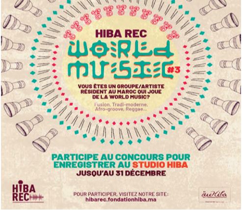 Hiba_Rec lance un appel à candidature pour les musiciens de la catégorie world music