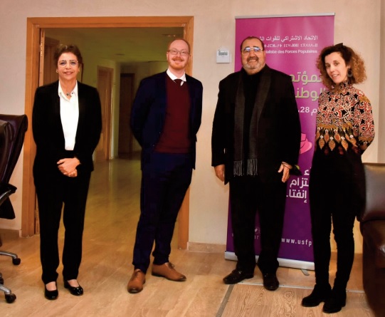 Driss Lachguar reçoit le nouveau représentant de la Fondation Friedrich-Ebert-Stiftung à Rabat