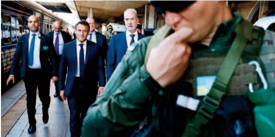 Macron, Scholz et Draghi en visite inédite à Kiev