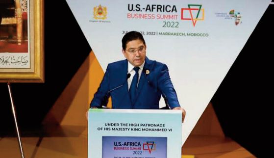 Nasser Bourita : La tenue au Maroc du Sommet des affaires USA-Afrique, une consécration du rôle naturel du Royaume en tant que porte d'accès à l’Afrique et trait d’ union avec ses partenaires internationaux Nasser Bourita : La tenue au Maroc du Sommet des affaires USA-Afrique, une consécration du rôle naturel du Royaume en tant que porte d'accès à l’Afrique et trait d’ union avec ses partenaires internationaux