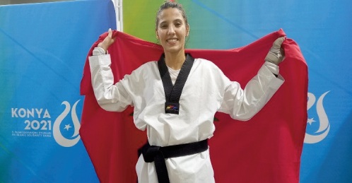 Jeux de la solidarité islamique: De l’or pour la taekwondiste Soukaina Sahib