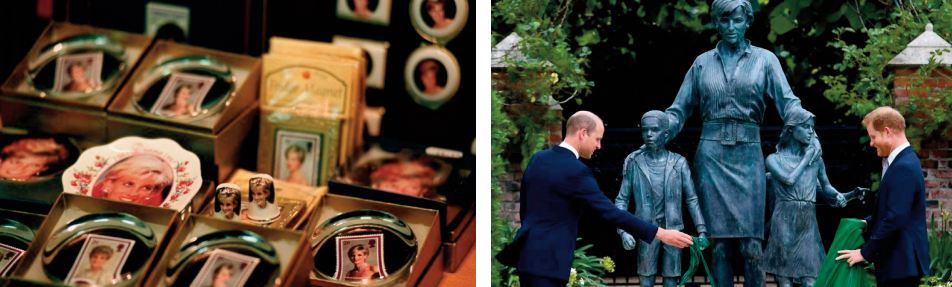 Tori McCumiskey a des frissons quand elle repense à la mort de Diana il y a 25 ans. Comme elle, les touristes en visite à Windsor en Angleterre admirent toujours la princesse, "l'icône" royale comme la "femme normale" qu'elle incarnait. Un quart de s