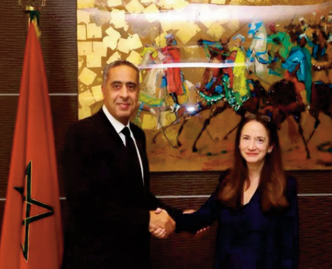 Abdellatif Hammouchi reçoit la directrice du renseignement national américain