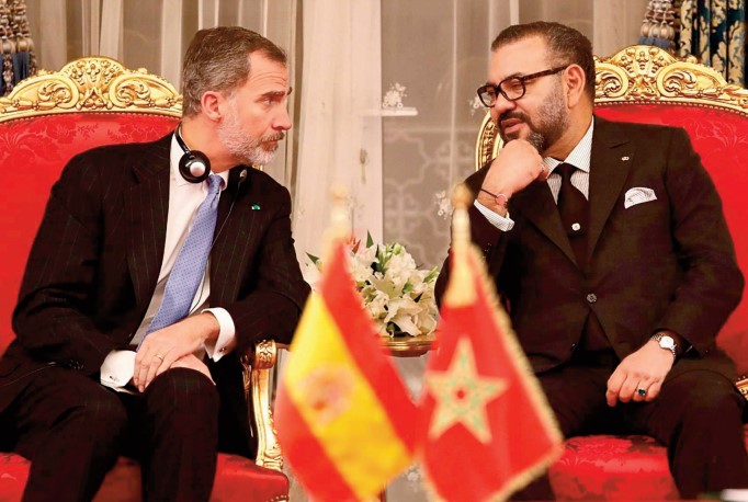 S.M le Roi félicite les Souverains d'Espagne à l'occasion de la fête nationale de leur pays