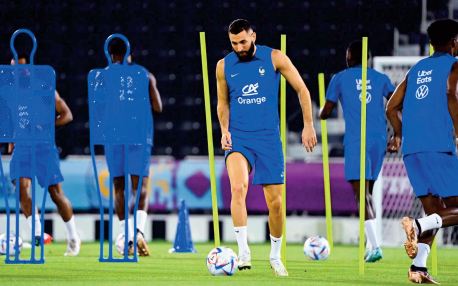 Qatar 2022. Benzema forfait Qatar 2022. Benzema forfait