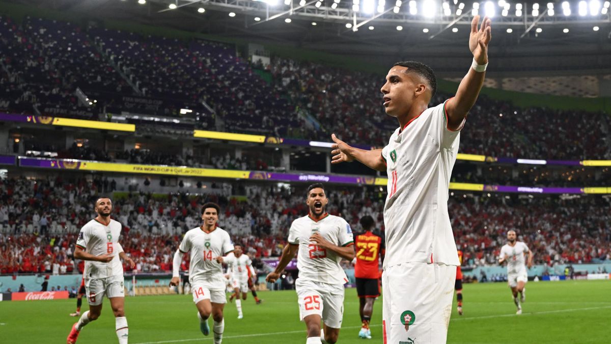 ​Victoire historique du Maroc face à la Belgique