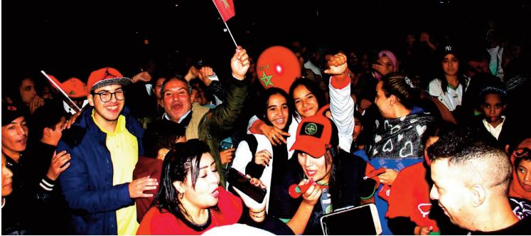 Liesse au Maroc pour une qualification historique