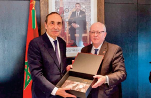 Habib El Malki s’entretient avec le président du Sénat canadien