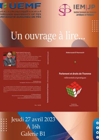 Vient de paraître. Un livre original sur la problématique du Parlement marocain et des droits de l’Homme