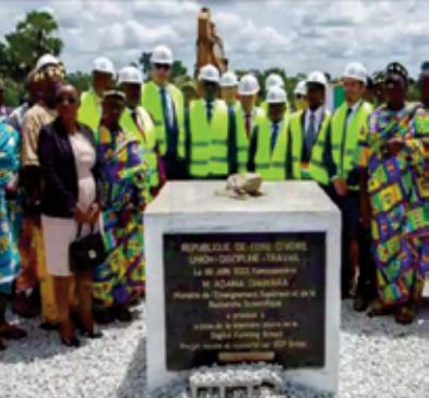 OCP Africa et l’UM6P posent la première pierre de la Digital Farming School en Côte d’Ivoire