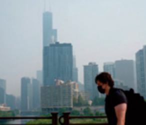 L'air est de nouveau pollué aux Etats-Unis à cause des feux canadiens
