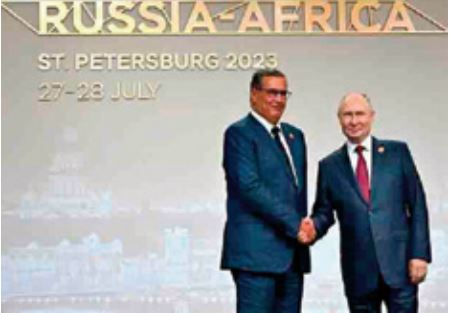 Le chef du gouvernement représente SM le Roi au 2ème Sommet Russie-Afrique