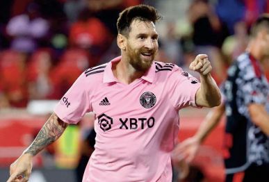 Messi buteur pour sa première en MLS et Miami gagne enfin en championnat