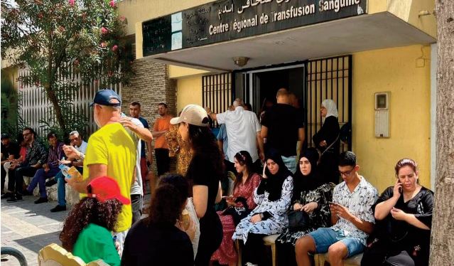 Vaste campagne de don de sang en solidarité avec les victimes du séisme