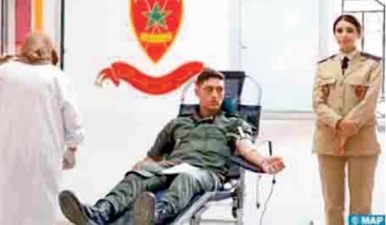 Les Forces Auxiliaires à Marrakech se mobilisent pour renflouer les stocks de sang