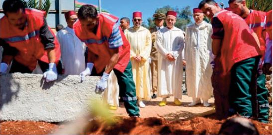 Funérailles à Casablanca de feue Aïcha El Khattabi, fille de Mohamed Ben Abdelkrim El Khattabi, en présence de SAR le Prince Moulay Rachid