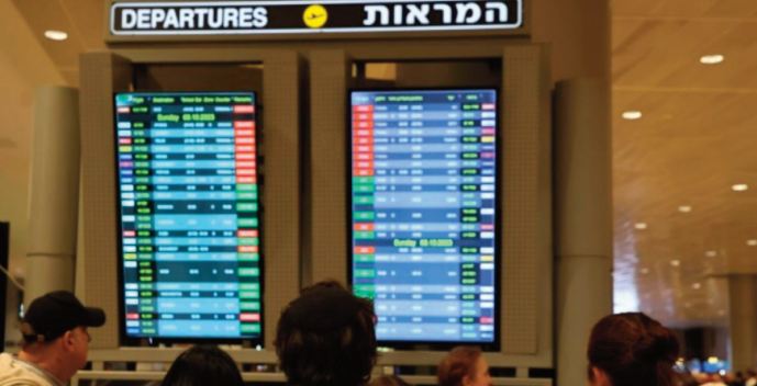 Des dizaines de vols internationaux annulés vers Tel-Aviv