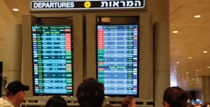 Des dizaines de vols internationaux annulés vers Tel-Aviv Des dizaines de vols internationaux annulés vers Tel-Aviv