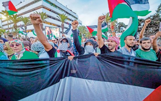 Des sit-in observés dans différentes villes marocaines pour dénoncer le bombardement de l’hôpital Al Maamdani à Gaza