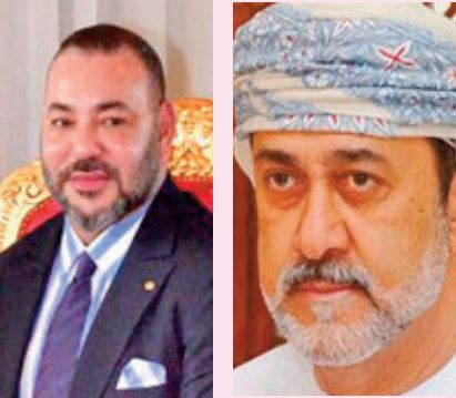 SM le Roi félicite le Sultan d'Oman à l’occasion du quatrième anniversaire de son accession au pouvoir