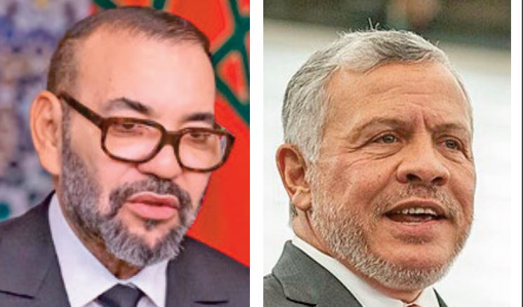 Message de condoléances de SM le Roi aux Souverains de Jordanie suite au décès du père de SAR la Princesse Rajwa Hussein