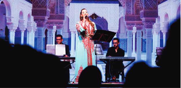 La voix sublime de Sabah Zidani illumine le Palais Bahia à Marrakech