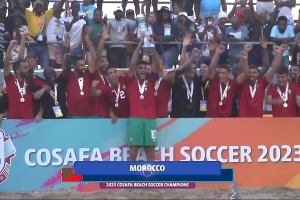 Beach soccer : L’équipe du Maroc remporte la COSAFA Tournament