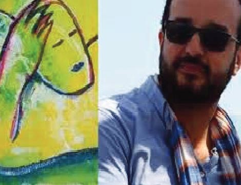L’artiste Mounir Benrkia expose ses œuvres à Tanger