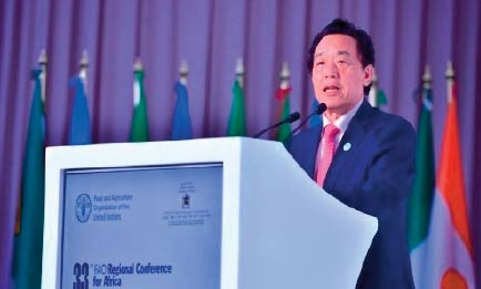 Qu Dongyu : Le Maroc dispose d'une expérience riche à partager avec les autres pays en matière de gestion hydrique Qu Dongyu : Le Maroc dispose d'une expérience riche à partager avec les autres pays en matière de gestion hydrique
