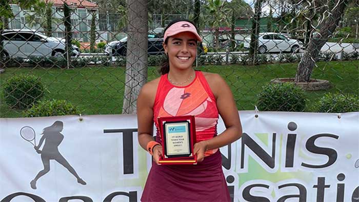 Tennis : Aya El Aouni sacrée à Antalya Tennis : Aya El Aouni sacrée à Antalya