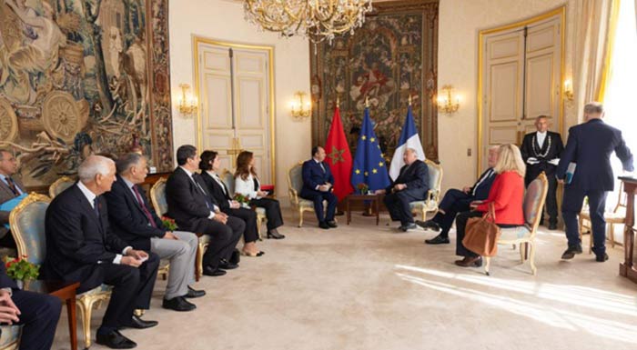 Série d’entretiens d’une délégation parlementaire marocaine au Sénat français Série d’entretiens d’une délégation parlementaire marocaine au Sénat français