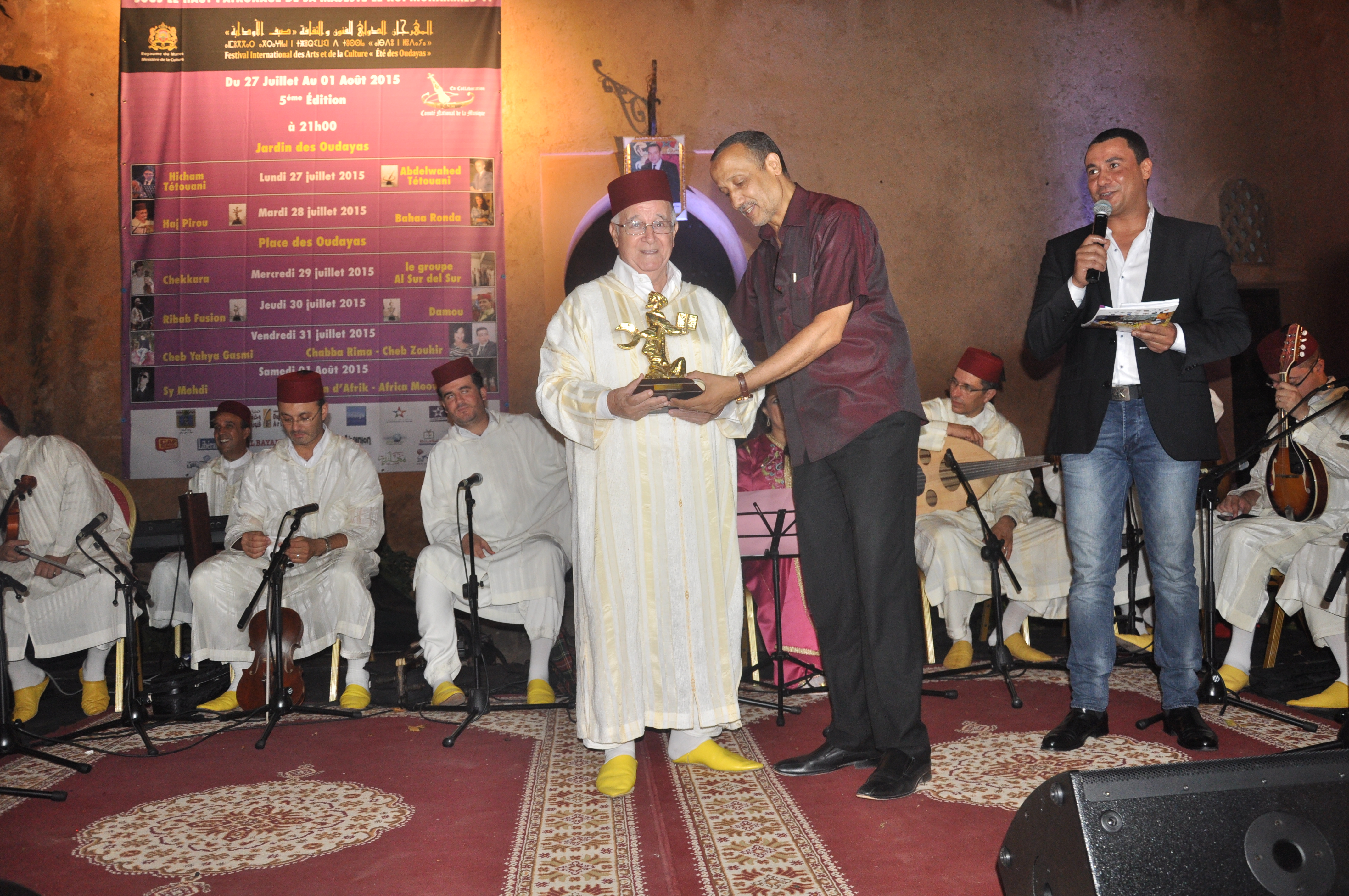 Le Prix Al Farabi décerné à Haj Pirou, figure légendaire du Gharnati