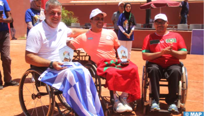 Tournoi international de tennis en fauteuil roulant: Siscar Meseguer et Wend Britta remportent le titre à Marrakech Tournoi international de tennis en fauteuil roulant: Siscar Meseguer et Wend Britta remportent le titre à Marrakech