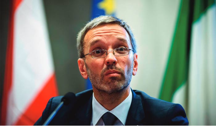 Herbert Kickl. Le visage d'une extrême droite non dédiabolisée Herbert Kickl. Le visage d'une extrême droite non dédiabolisée